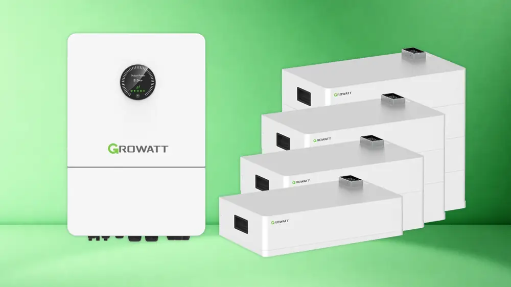 Трёхфазный ИБП 10 кВт Growatt WIT 10K-HU + AXE батареи до 400 кВт⋅ч, фото 1