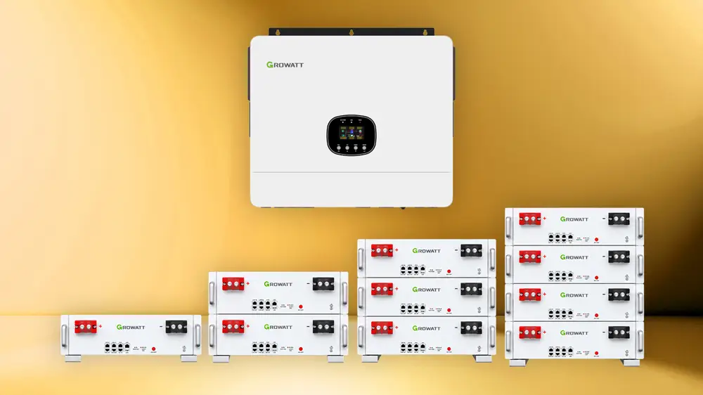 Источник бесперебойного питания 12 кВт Growatt SPE 12000 ES + аккумуляторы Growatt HOPE LiFePO₄, фото 1
