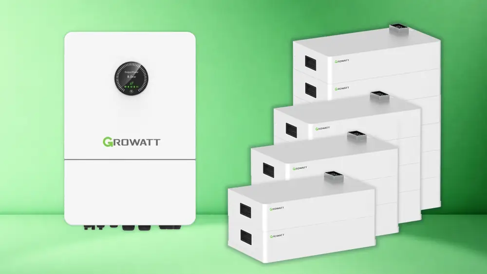 Трёхфазный ИБП 15 кВт Growatt WIT 15K-HU + батареи AXE до 400 кВт⋅ч, фото 1