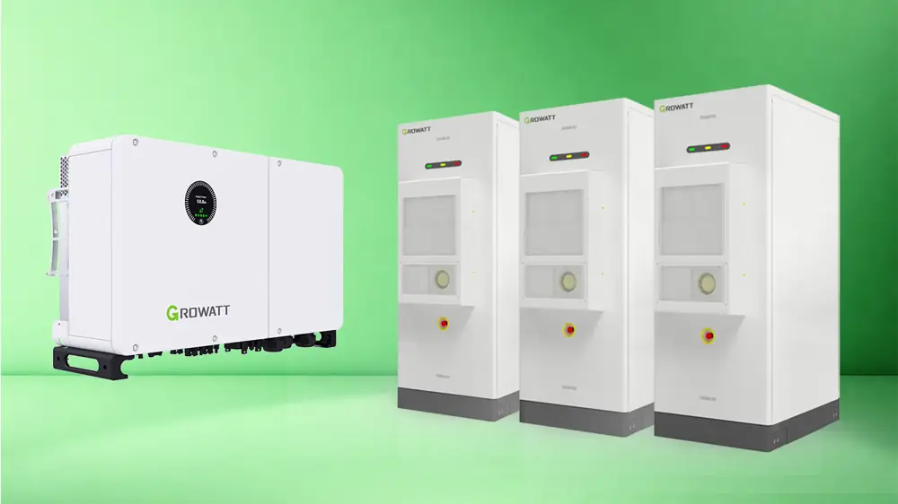 Система резервного питания 50 кВт Growatt WIT 50K-XHU + AXE до 180 кВт·ч, фото 1