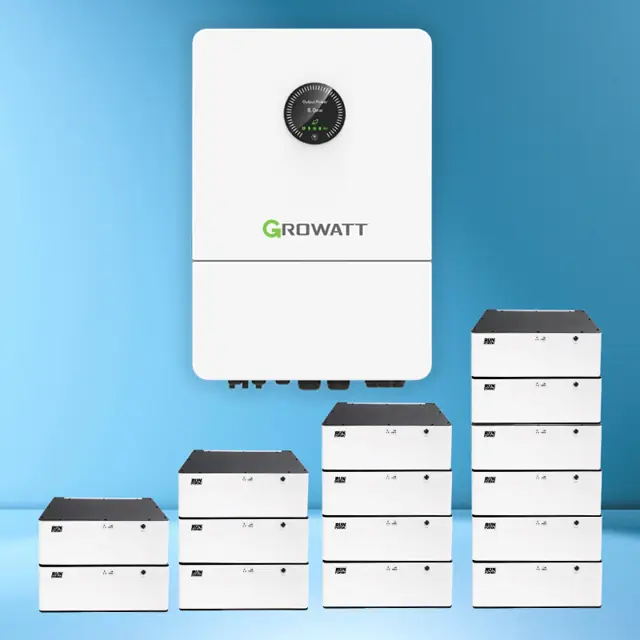Трёхфазный источник бесперебойного питания 15 кВт Growatt WIT 15K-HU + LiFePO₄ до 76.8 кВт⋅ч