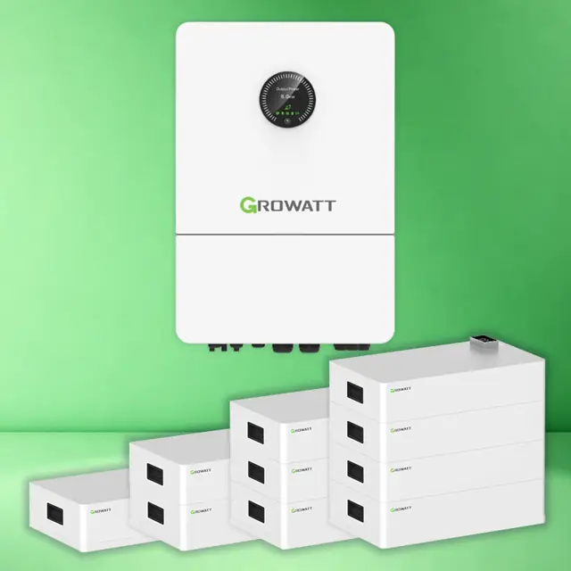 Трёхфазный ИБП 8 кВт Growatt WIT 8K-HU + AXE батареи до 400 кВт⋅ч, фото 1