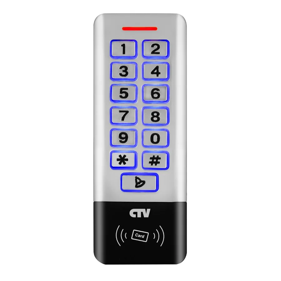 Кодовая панель со считывателем CTV-KR20 EM, автономный контроллер, IP68
