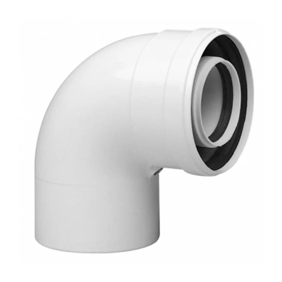 Коаксиальный отвод Baxi KMT71408871 87°, 80/125 мм, полипропилен HT
