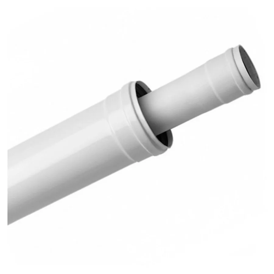 Коаксиальное удлинение Baxi KMT71408851, 80/125 мм, 1000 мм, полипропилен HT