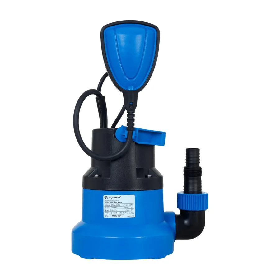 Дренажный насос Aquario ADS 400-5E/1, 8,4 м³/ч, с поплавком