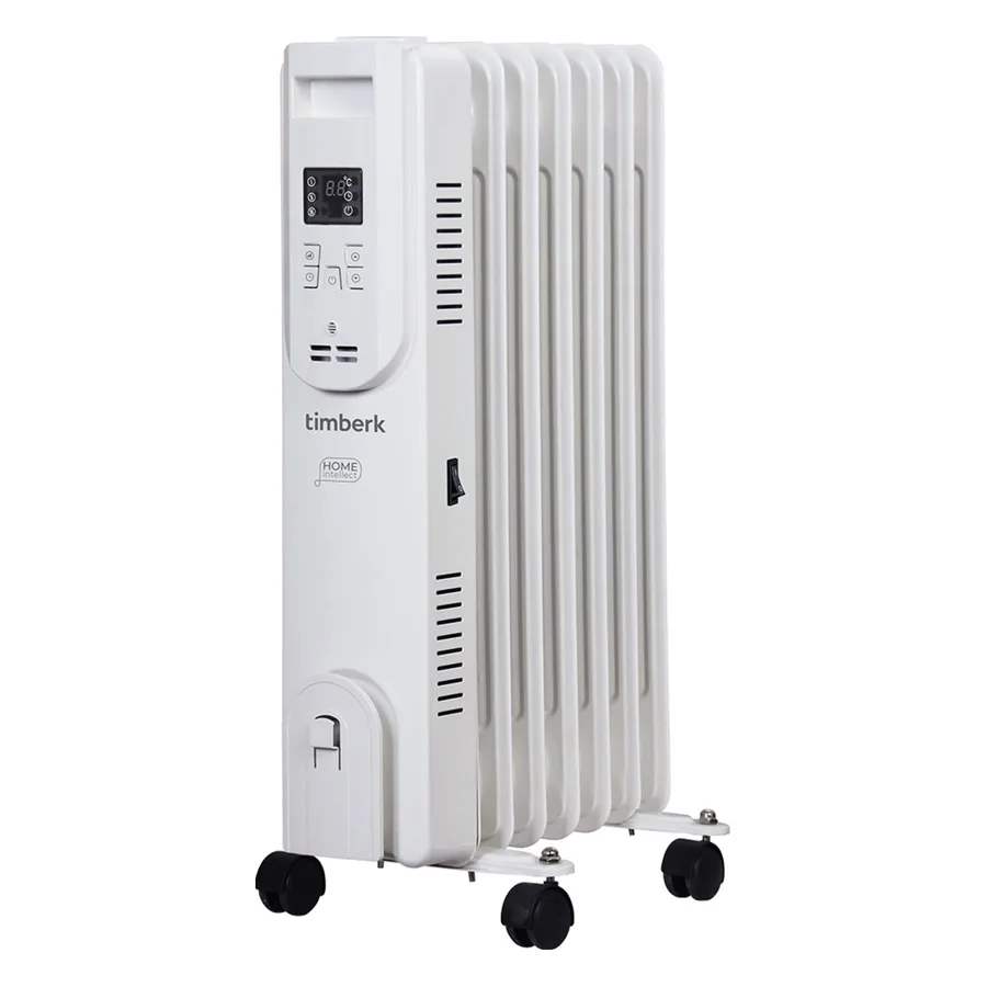 Масляный радиатор Timberk T-OR1507-F10E-WF, 1,5 кВт, Wi-Fi
