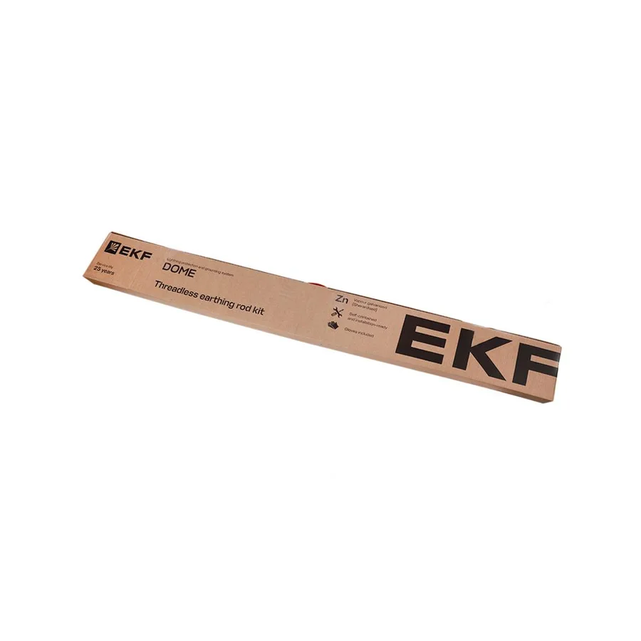 Комплект заземления EKF «Купол» с заострением 4,5 м, HZ, фото 1