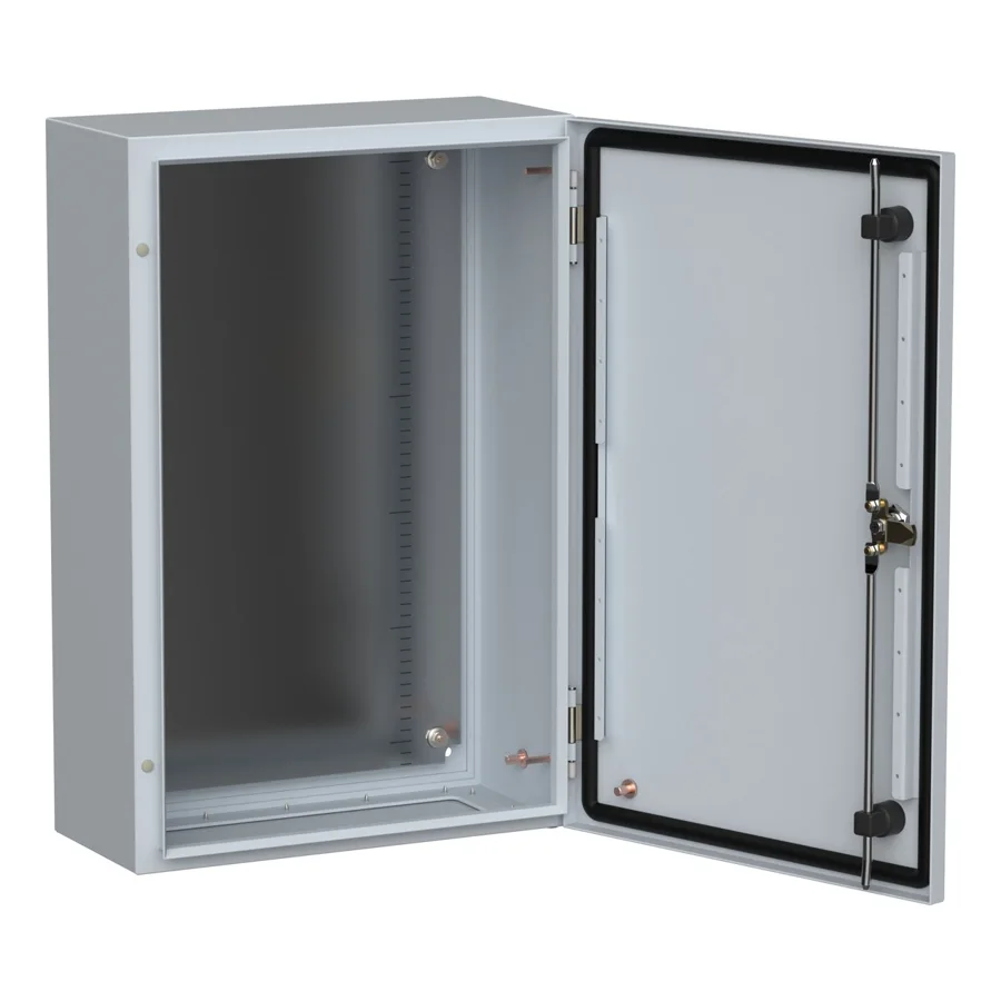 Щит с монтажной панелью IEK TITAN 5 ЩМП-60.40.20, 600×400×200 мм, IP66, фото 1