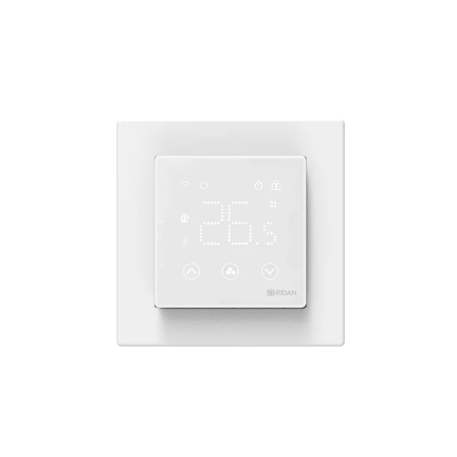 Терморегулятор Ridan Clever с Wi-Fi, программируемый, белый