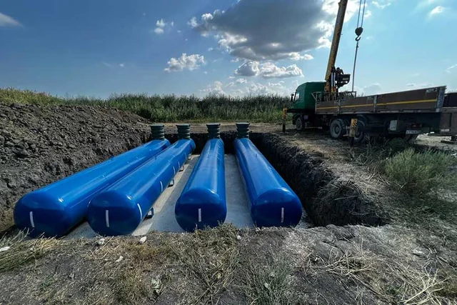 Газгольдер Медведь 4950 л подземный