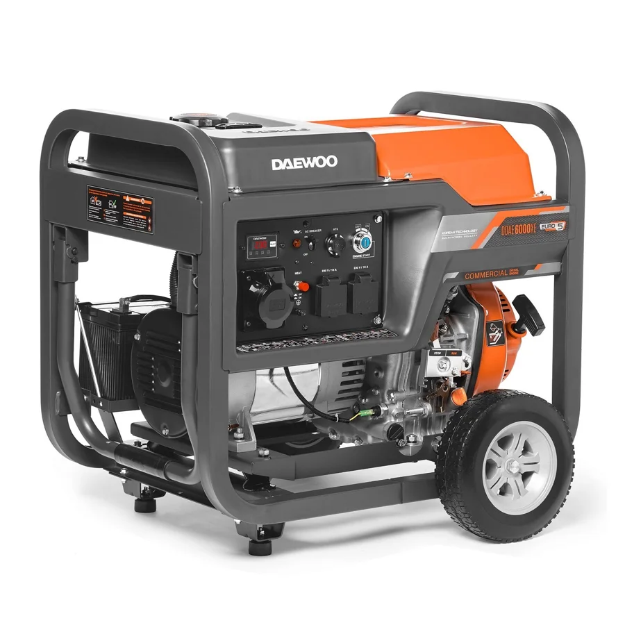 Дизельный генератор Daewoo Power DDAE 6000XE, 6 кВт, фото 1
