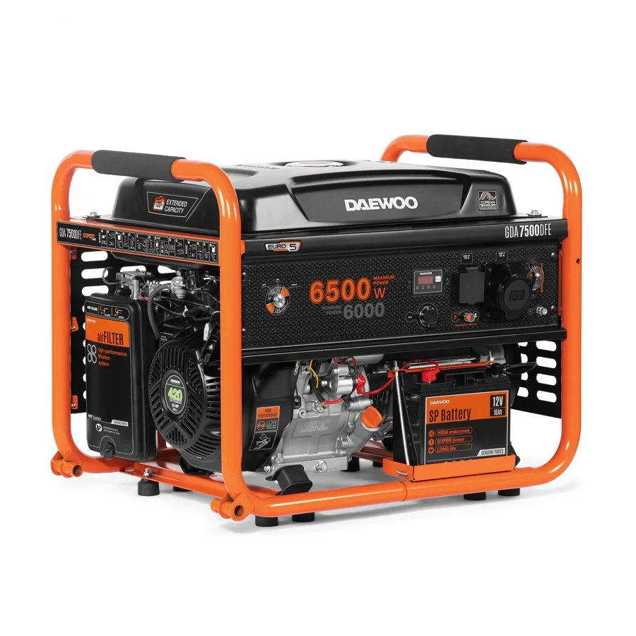 Газовый генератор Daewoo Power GDA 3500DFE, 2,8 кВт, фото 1
