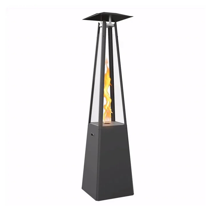 Уличный газовый обогреватель Kratki UMBRELLA чёрный, 12 кВт, фото 1