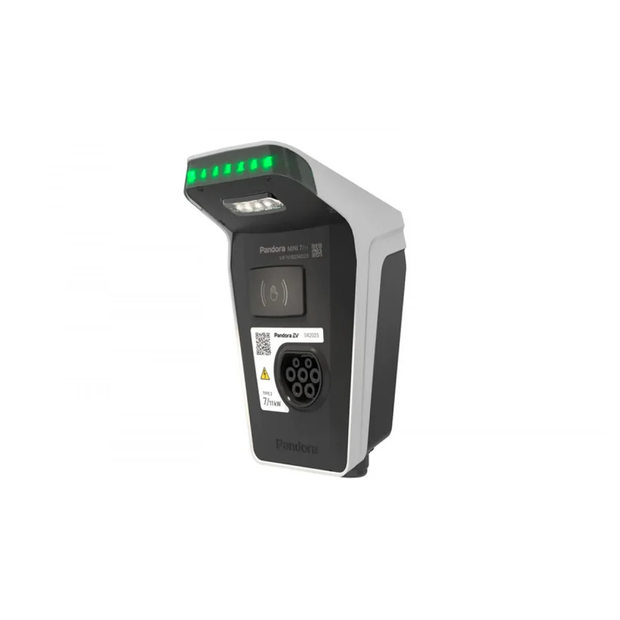 Зарядная станция для электромобиля Pandora MINI 711, 7/11 кВт, розетка Type 2