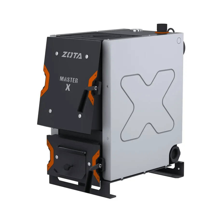 Твердотопливный котёл ZOTA Master X-18П, 18 кВт, с плитой, фото 1