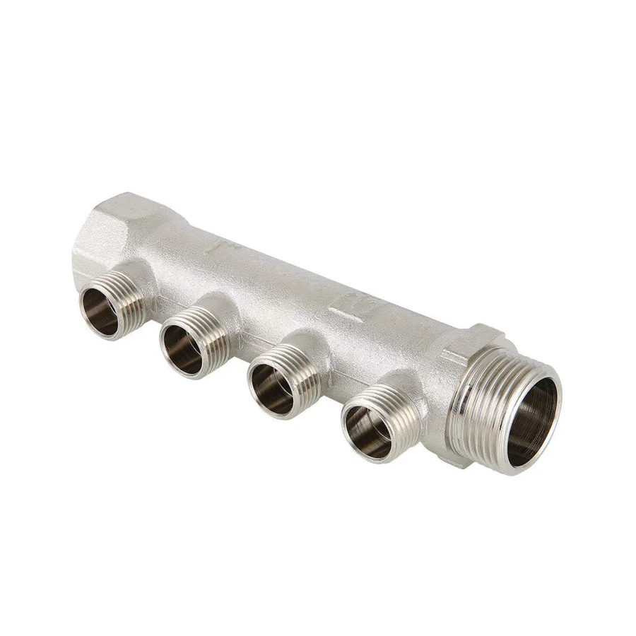 Коллектор Valtec VTc.500.N 3/4", 4 выхода 1/2" НР