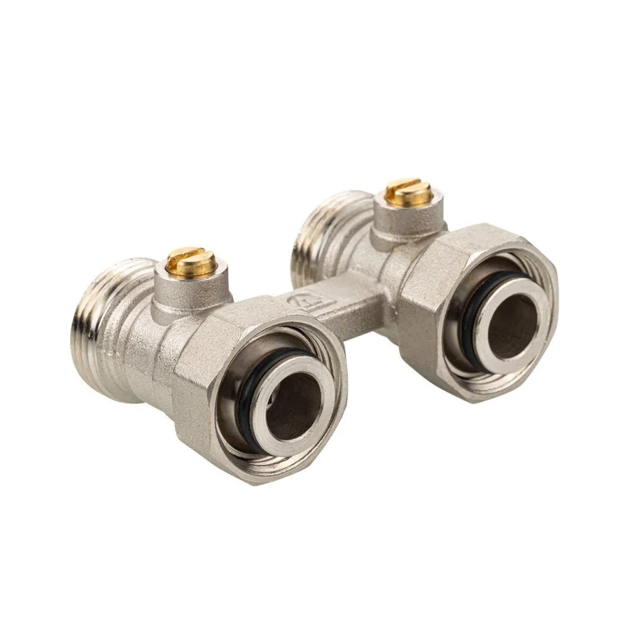 Узел нижнего подключения радиатора VALTEC VT.345.NE, прямой, 3/4" евроконус, фото 1