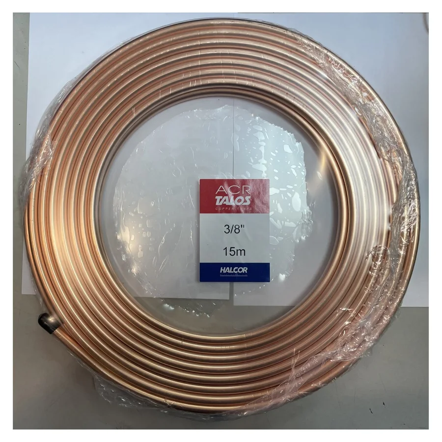Труба медная Halcor 3/8" (9,52×0,81 мм), бухта 15 м