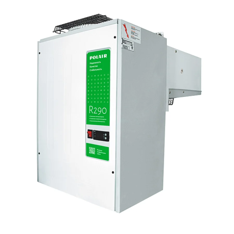 Моноблок среднетемпературный Polair MM111S GREEN, 1,06 кВт, R290