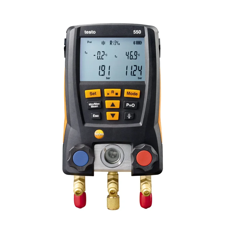 Манометрический коллектор цифровой Testo 550 с Bluetooth и 2 зондами