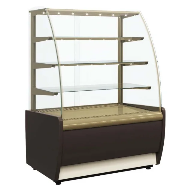 Витрина кондитерская Carboma K70 VM 1,3-1 LIGHT, 1,3 м, фото 1