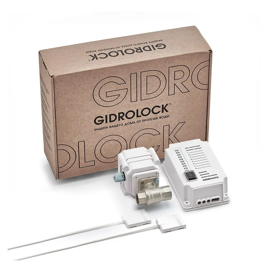 Комплект защиты от протечек Gidrolock Cottage Plus, 1 кран 1"