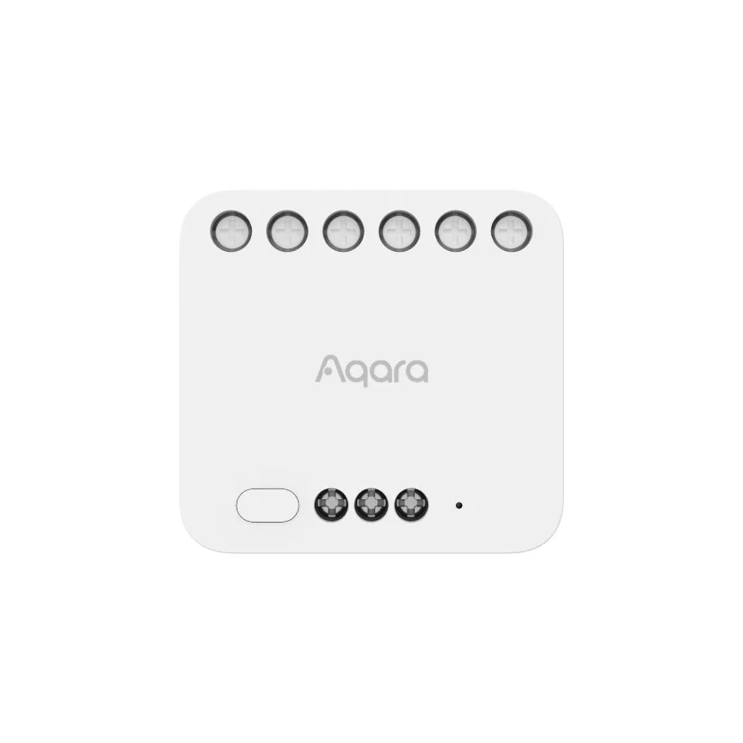Реле двухканальное Aqara T2, Zigbee, сухой контакт, 10 А