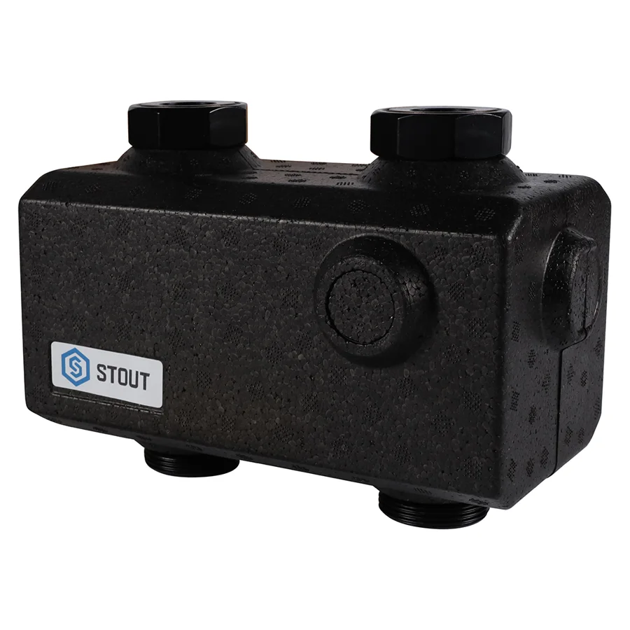 Гидрострелка STOUT SDG-0015-004001, 3 м³/ч, в изоляции
