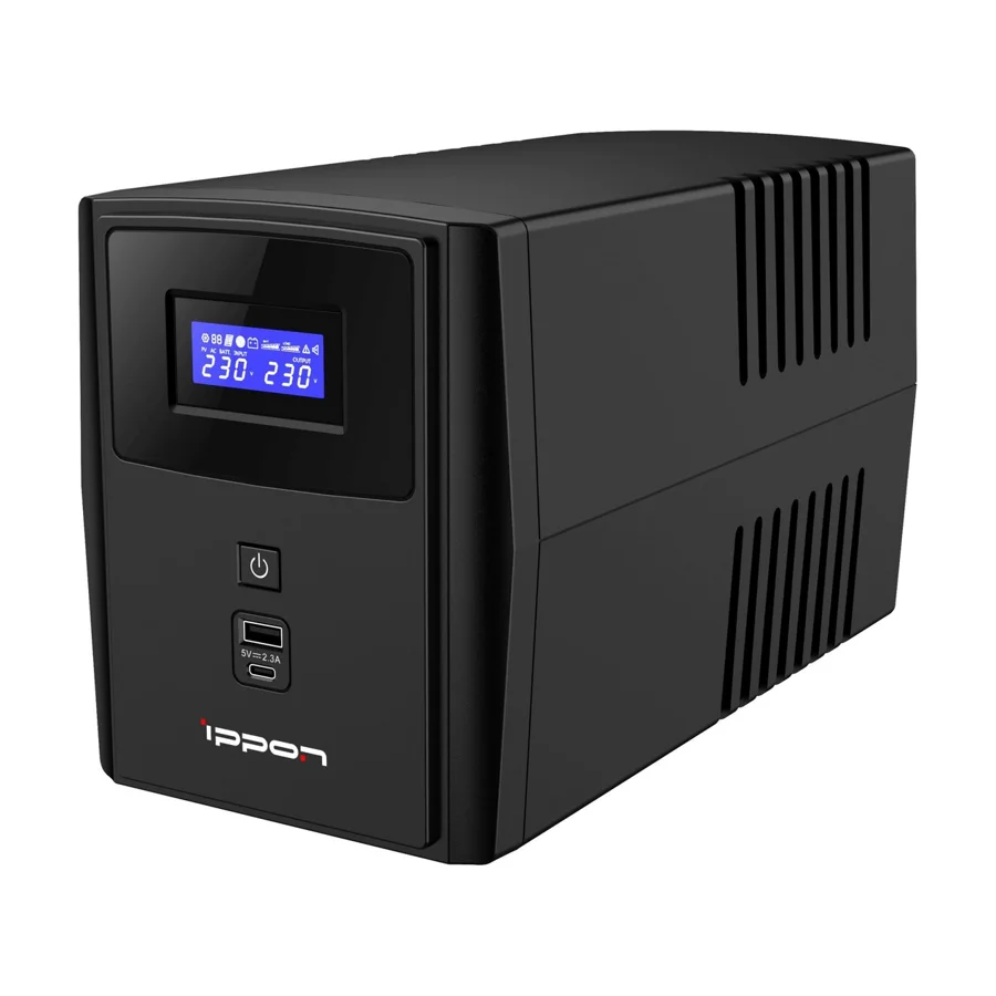 Линейно-интерактивный ИБП Ippon Smart Power Pro II 2200, 2,2 кВА / 1,2 кВт, фото 1