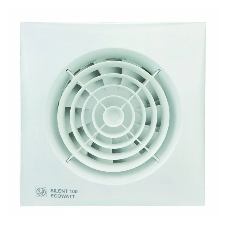 Вентилятор вытяжной Soler & Palau SILENT-100 CZ ECOWATT, Ø100 мм, 26,5 дБ(А), фото 1