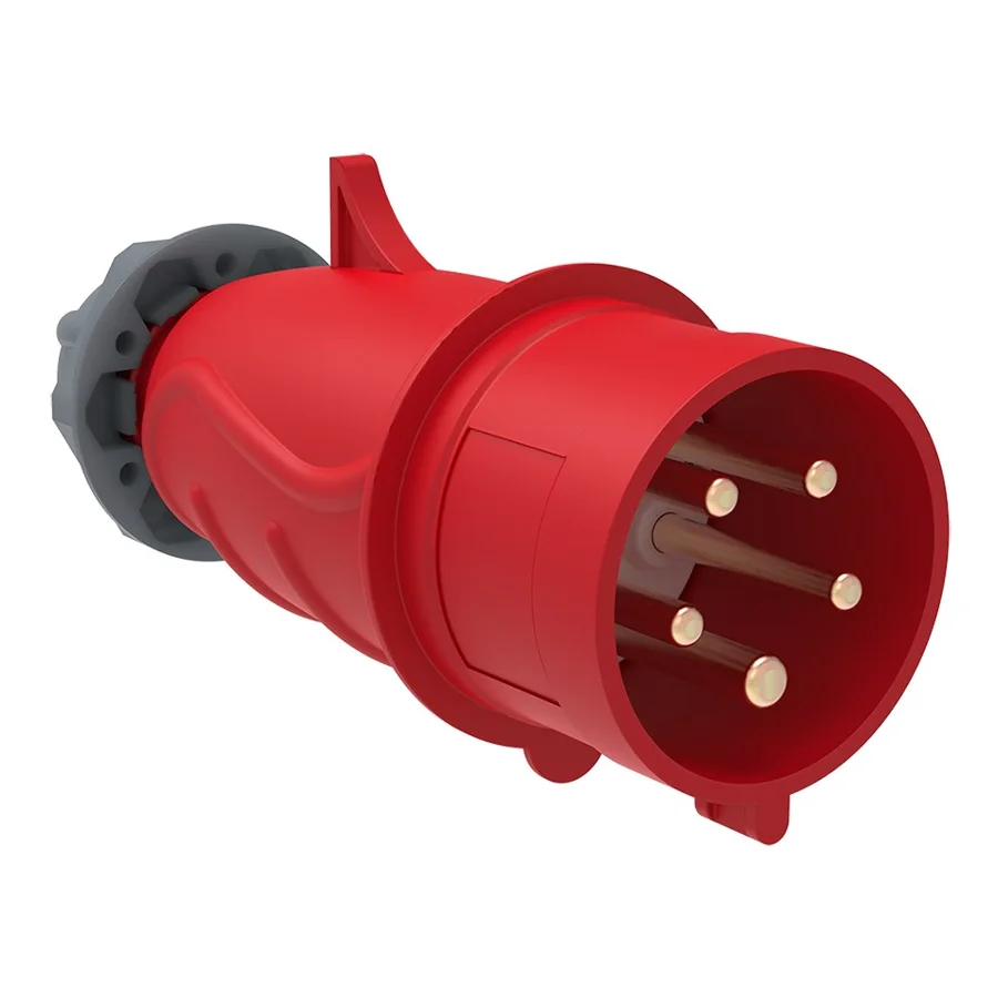 Вилка силовая переносная IEK MAGNUM ССИ-015, 16 А, 380 В, 3P+N+PE, IP44