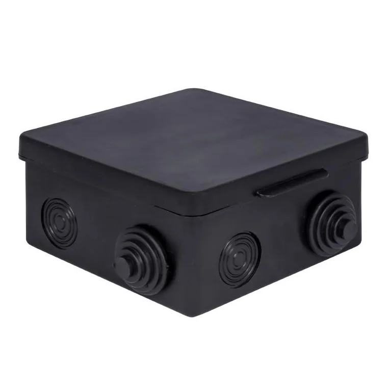 Коробка распределительная EKF КМР-030-014 100×100×50 мм IP54, чёрная