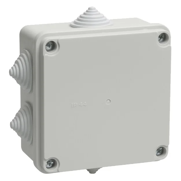 Коробка распаячная IEK КМ41233 100×100×50 мм IP44, открытая проводка