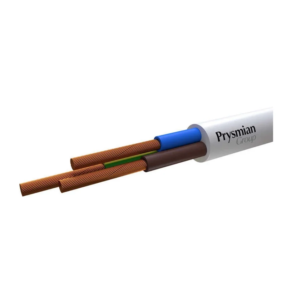 Провод ПВС РЭК-Prysmian 3×2,5, бухта 100 м, фото 1