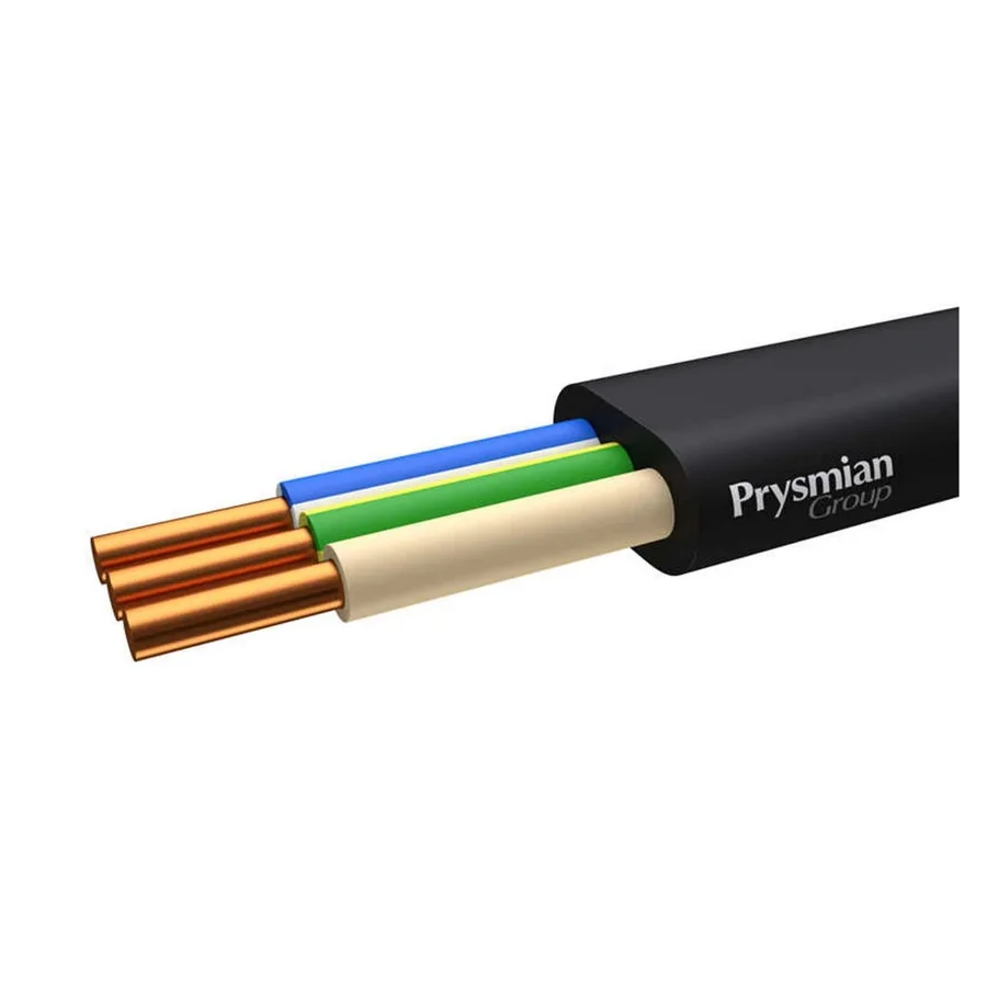 Кабель РЭК-Prysmian ВВГ-Пнг(А)-LS 3×4, бухта 100 м