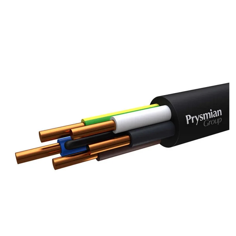 Кабель РЭК-Prysmian ВВГнг(А)-LS 5×6, бухта 50 м